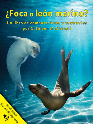 cover image of ¿Foca o león marino?